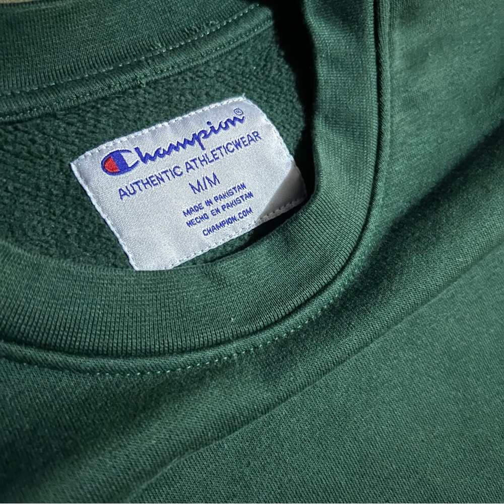 MEDIUM Green Champion crewneck sweatshirt - Picture 3 of 5